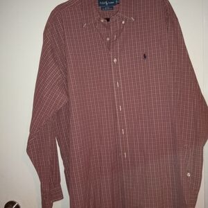 Polo by Ralph Lauren Men's Tan Plaid Shirt